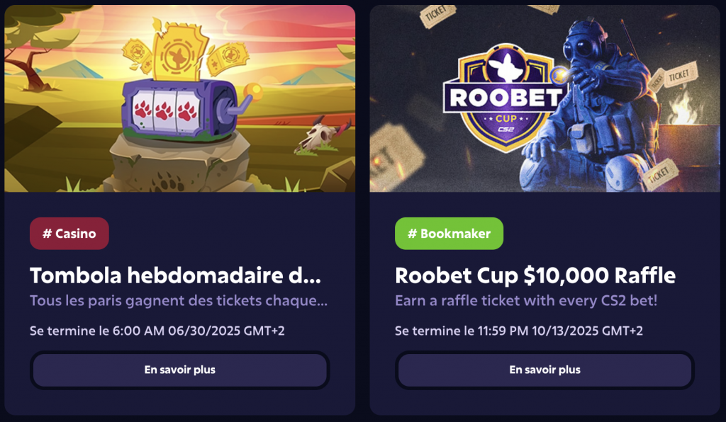 Programme VIP de Roobet